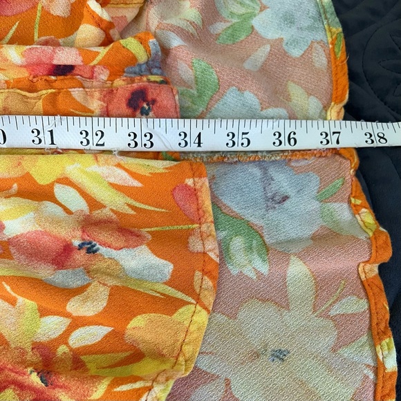 Gauzy Floral High Low Hem Maxi Skirt - Picture 8 of 10